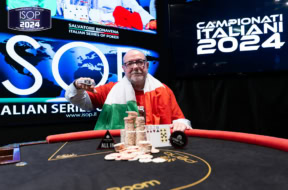 Dario De Toffoli wins the Omaha Hi-Lo Italian Championship at ISOP 2024