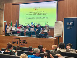 Calcolo mentale 2026 premiazione