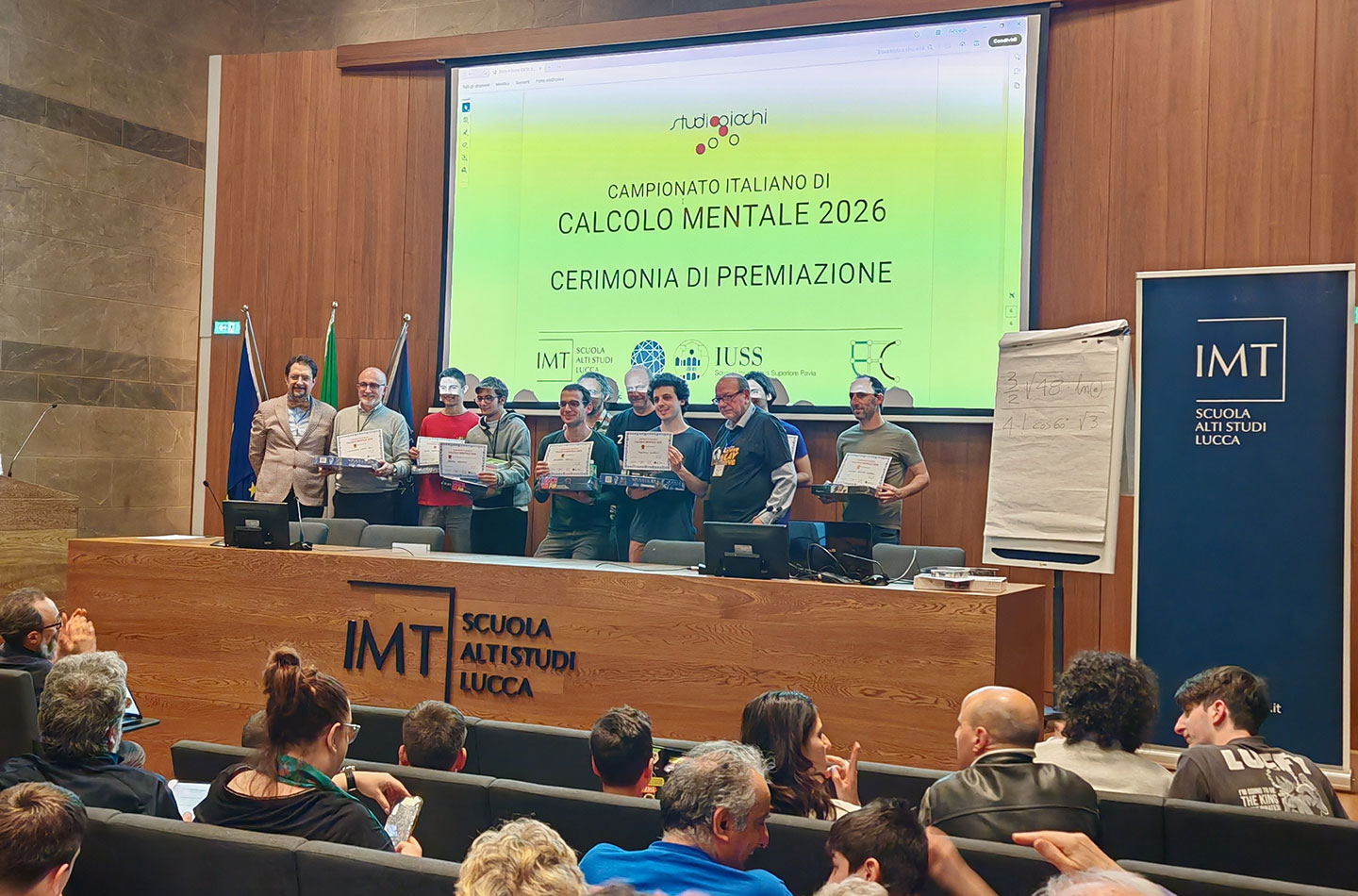 Calcolo mentale 2026 premiazione